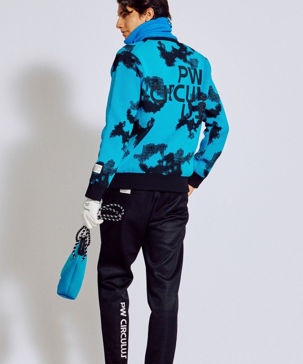 PW CIRCULUS 【MEN】Spark dot camouflage 軽量ニット ゴルフ 