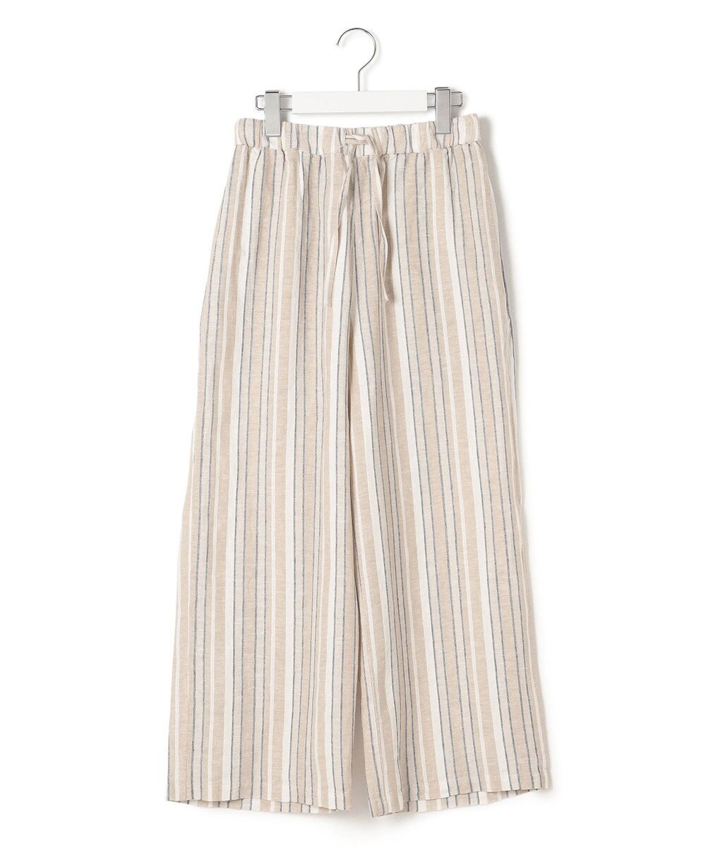 J.PRESS YORK STREET 【WOMEN】コットンリネン　ワイドパンツ 