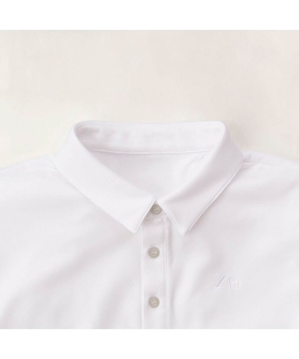 ZERO HALLIBURTON ゼロハリバートン ZERO HALLIBURTON　台襟付きカラットポロ　82211 
