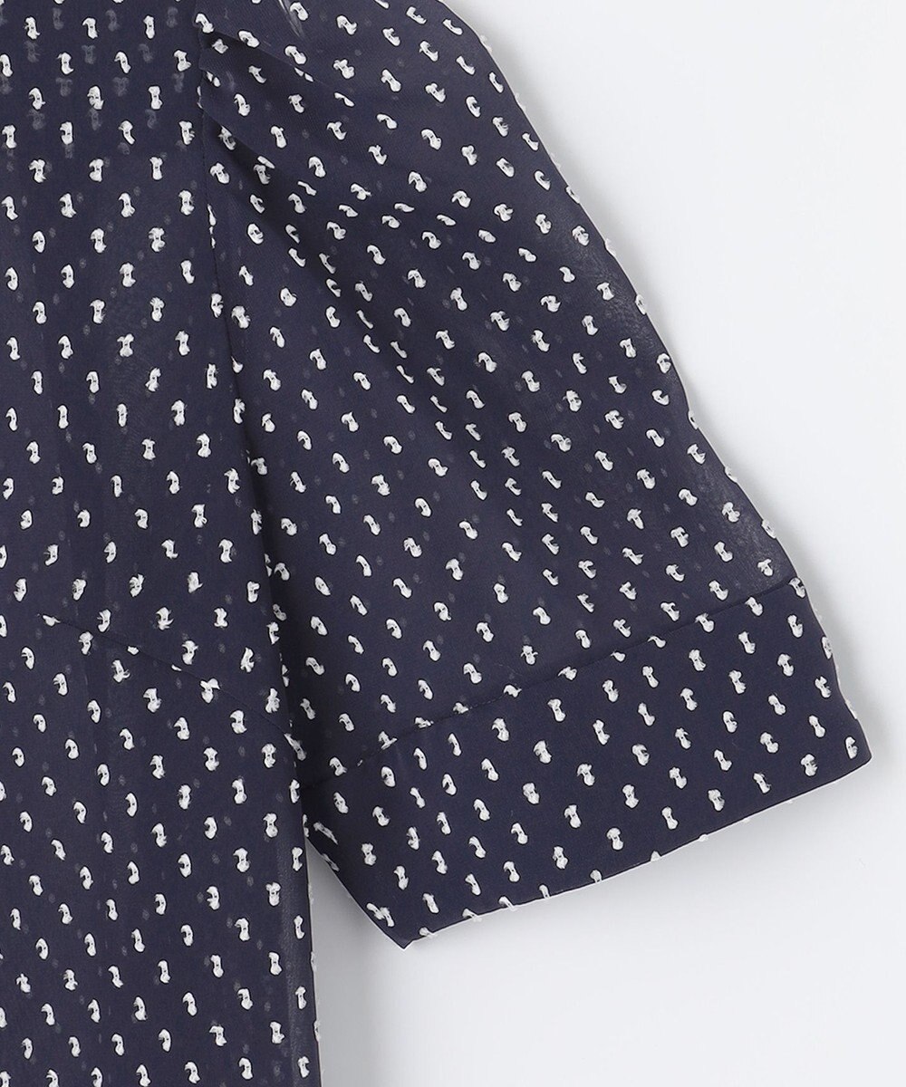 #Newans 【ANSWER for シティライフ】ドットデザインシアーシャツ 