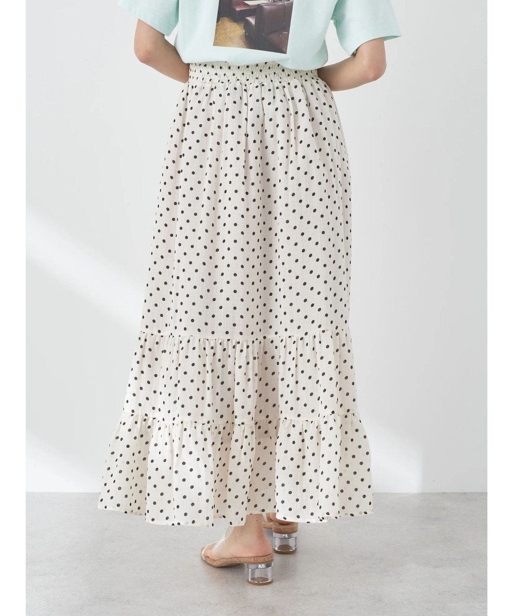 earth music&ecology ちょっとレトロなティアードスカート 