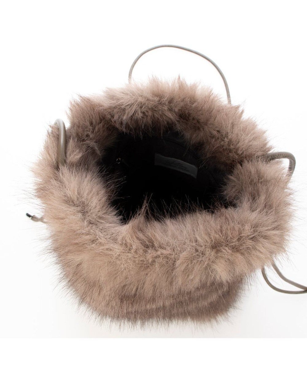 UNBILLION カシュカシュ cachecache / エコファーシンプル巾着ショルダーバッグ 