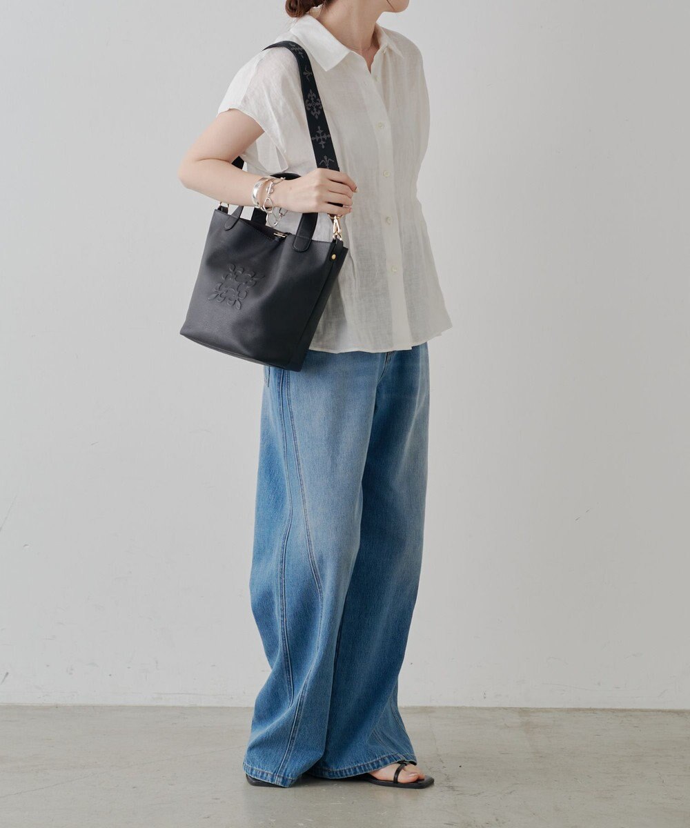 russet エンボスモノグラム2WAYタウントートバッグ(CE-1672-WEB) 