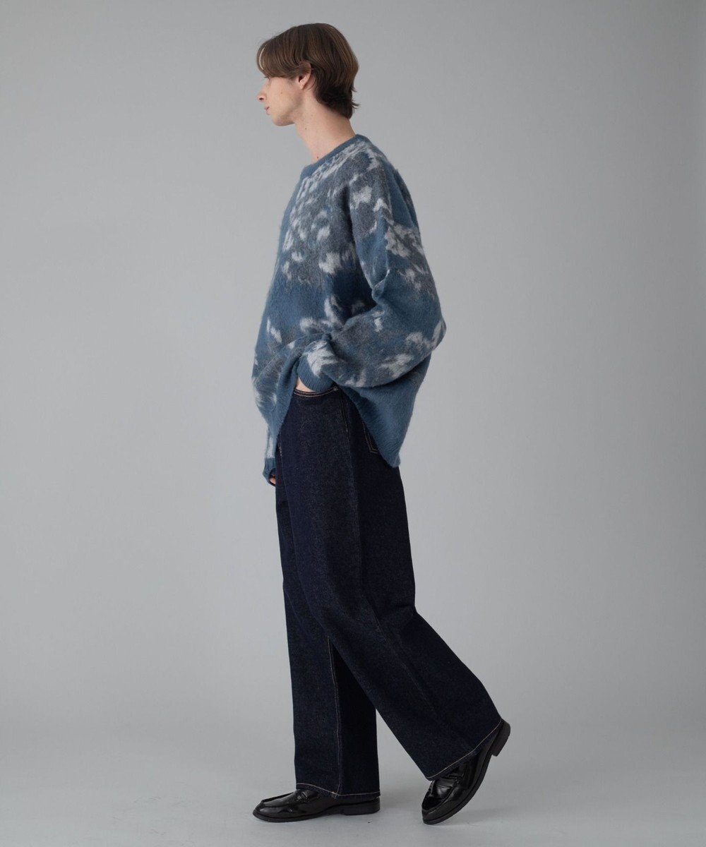 WEGO 【ユニセックス着用ITEM/MLサイズ展開】ファジーパターンプルオーバー 