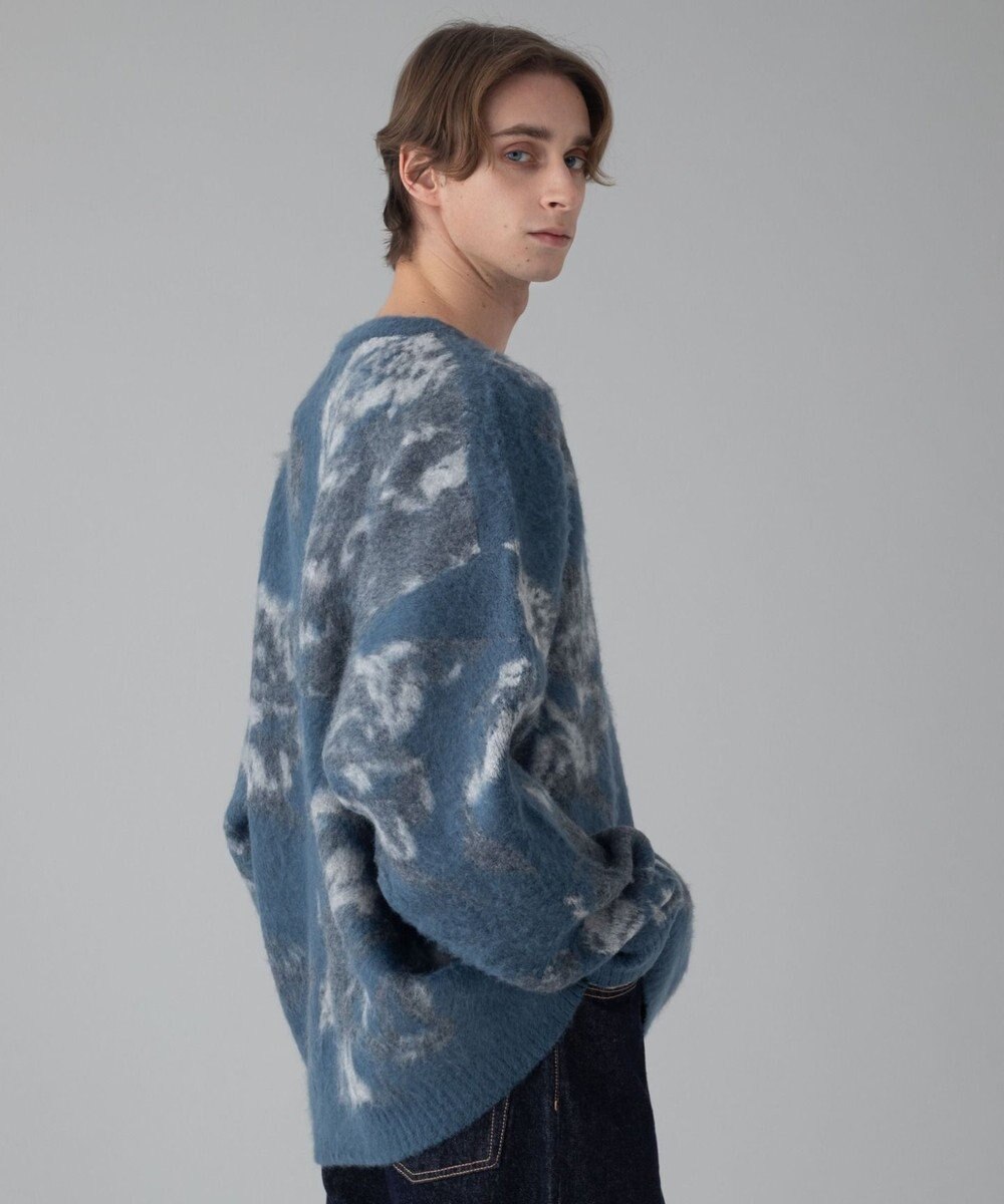 WEGO 【ユニセックス着用ITEM/MLサイズ展開】ファジーパターンプルオーバー 