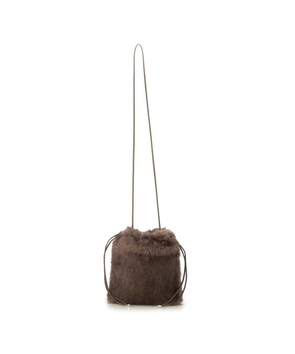 UNBILLION カシュカシュ cachecache / エコファーシンプル巾着ショルダーバッグ 