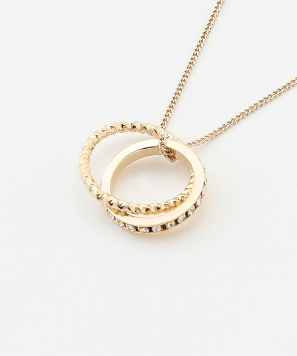 ANY SIS ダブルリング ネックレス 