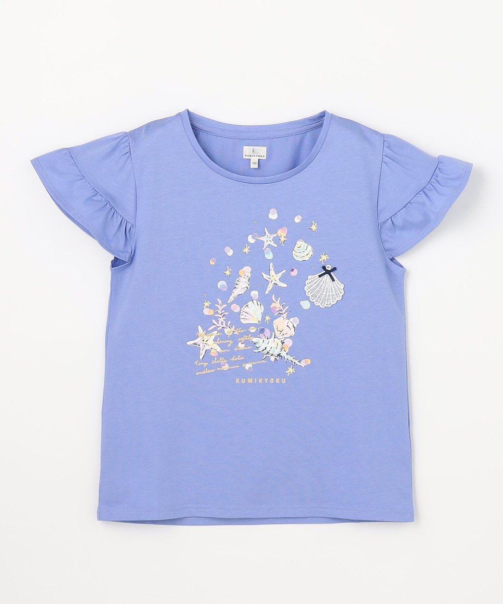組曲 KIDS 【150-160㎝】 シーグロウフリルTシャツ 