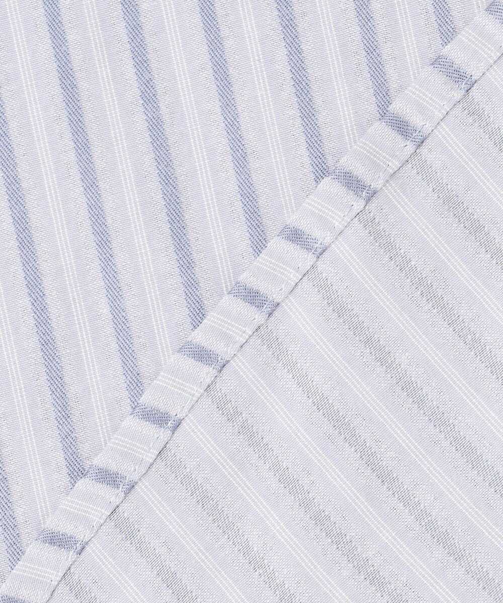 J.PRESS YORK STREET 【WOMEN】ワンウォッシュタイプライター リボンタイバンドカラー ブラウス 