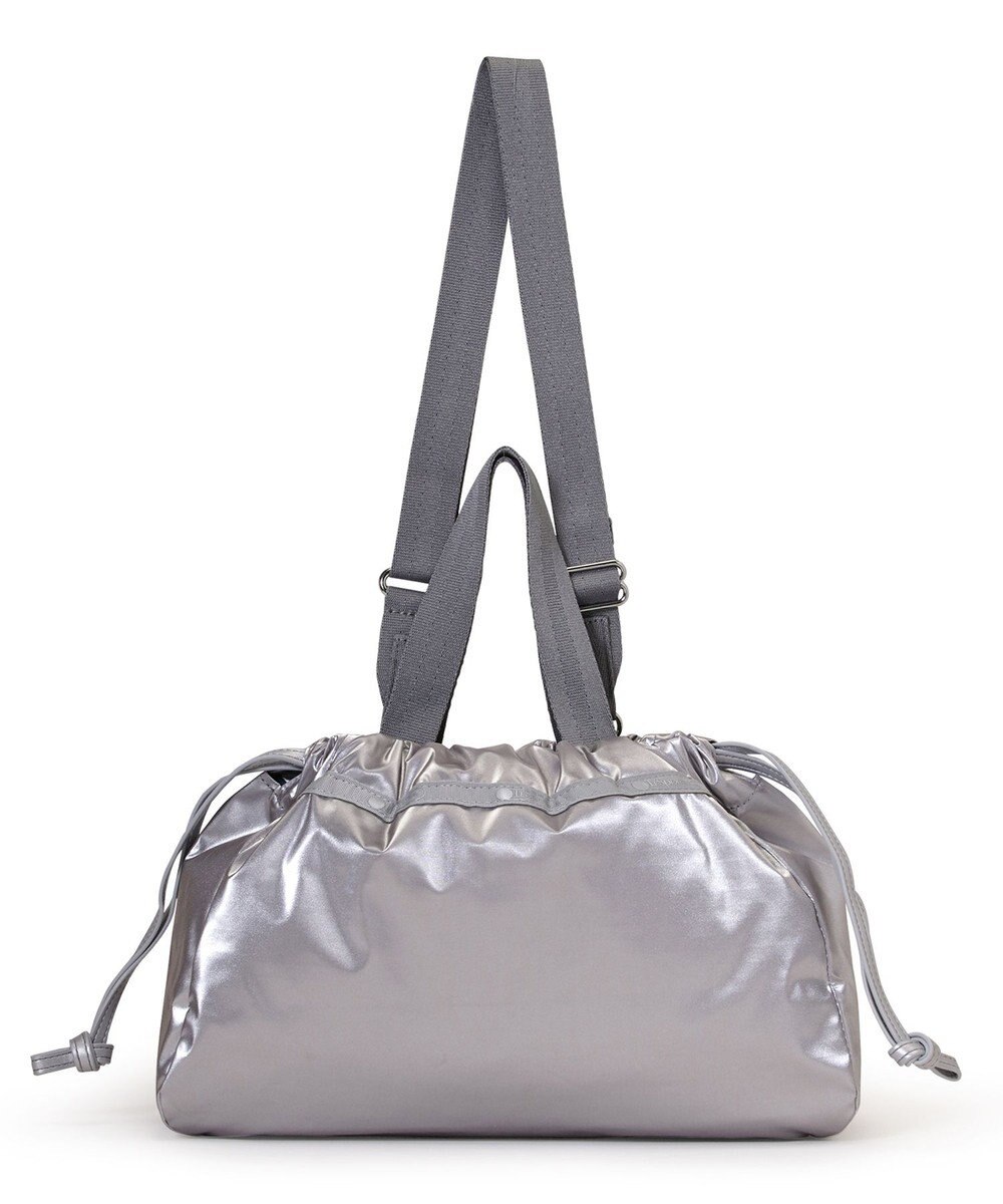 LeSportsac E/W CITY DRAWSTRING BAG/アップタウンシルバーシャイン/シルバー 