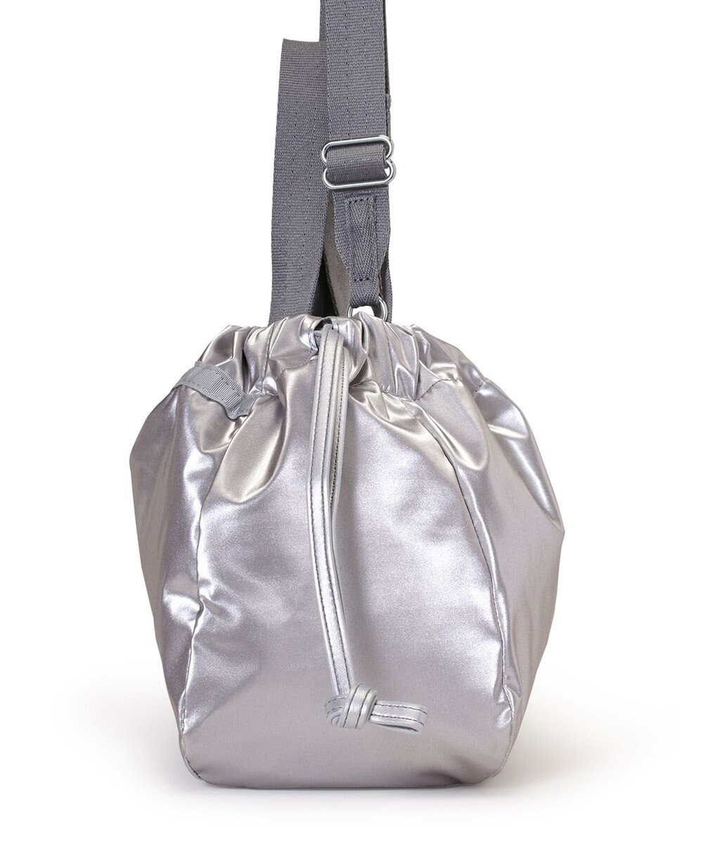 LeSportsac E/W CITY DRAWSTRING BAG/アップタウンシルバーシャイン/シルバー 