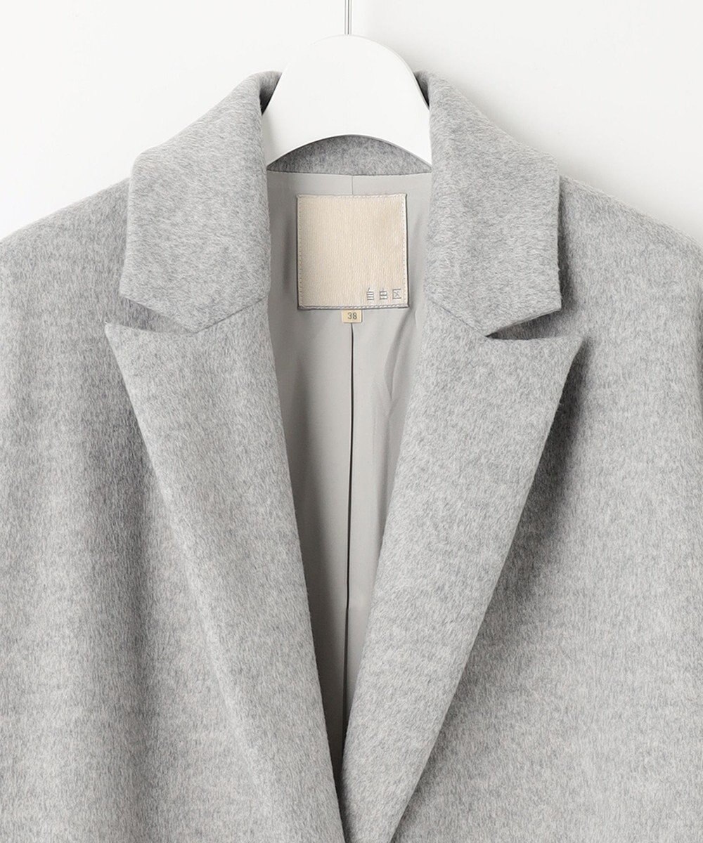 自由区 L 【WEB限定】ブラッシュドビーバー チェスターコート 