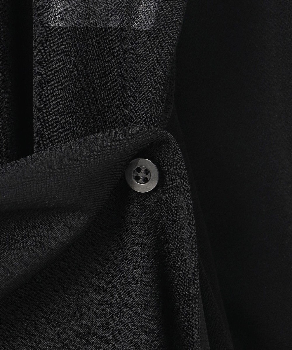 uncrave トリコットシフォン ロングシャツ 