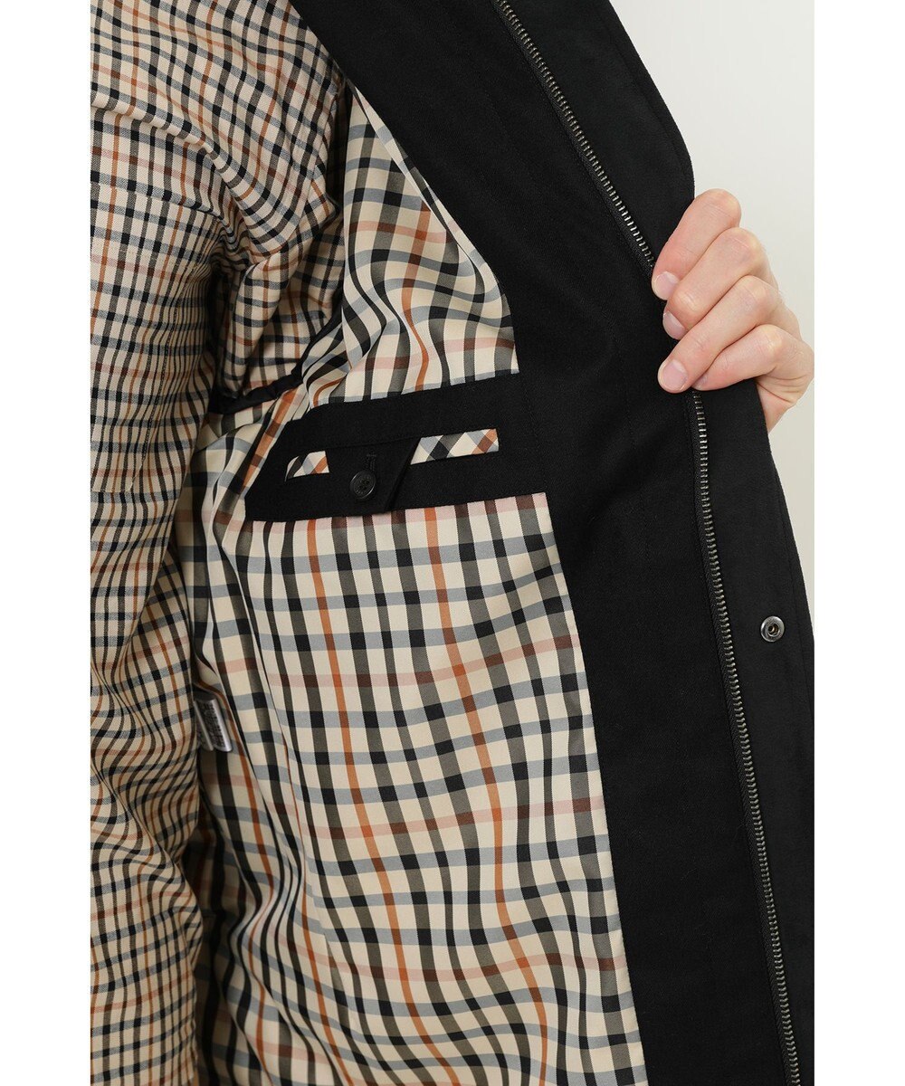 DAKS ウールフラノステンカラージャケット 