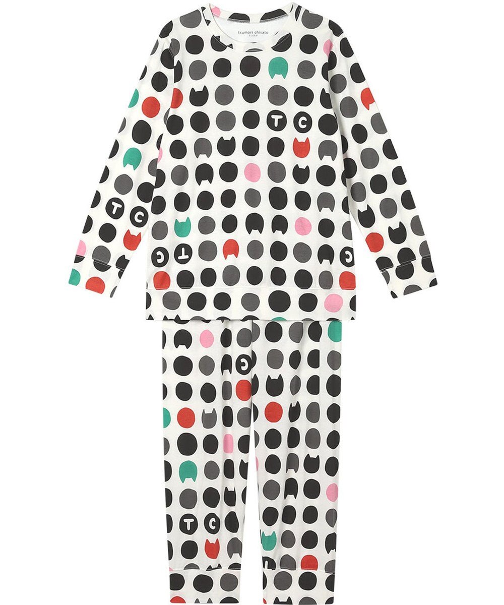 tsumori chisato SLEEP ツモリチサト パジャマ 綿100%(本体) 天竺素材 長袖 長ズボン レディース UDX598 /ワコール 