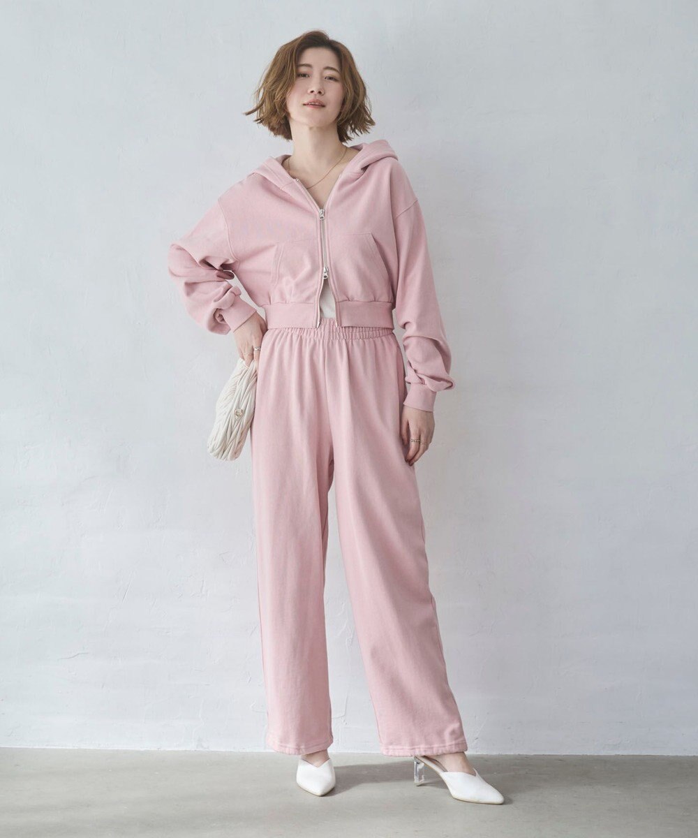 WEGO 【ウエストゴム/XSSMサイズ展開】スウェットワイドパンツ 