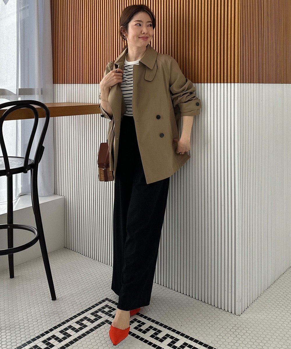 UNFILO ショート トレンチコート 