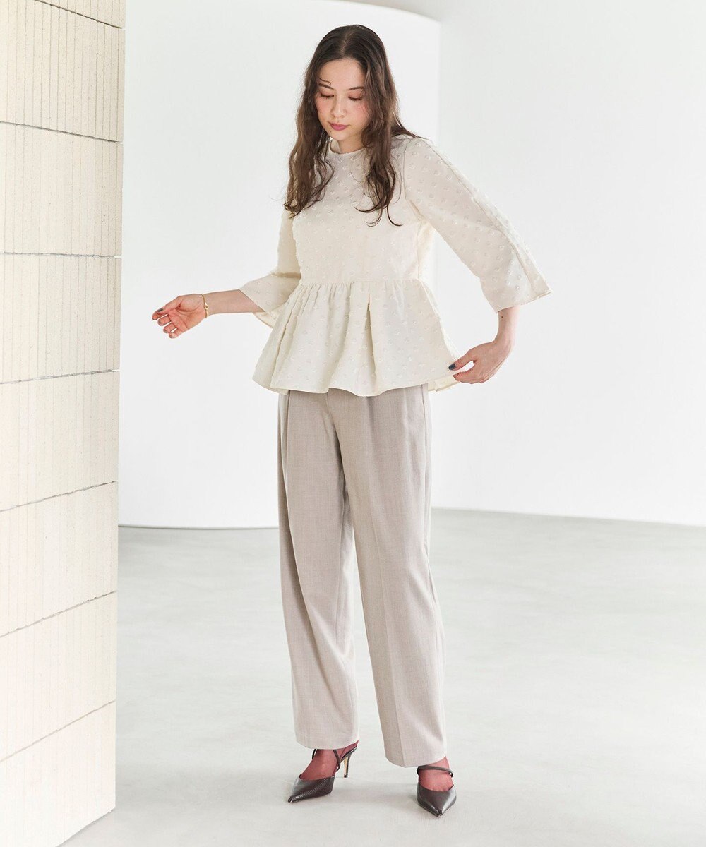 #Newans 【ANSWER for ファッショニスタ 】ウエスト調整可ワイドパンツ 