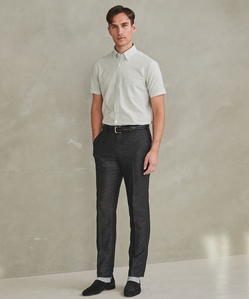 GOTAIRIKU とにかく涼しい/酷暑対応【シワになりにくい/吸水速乾】クールマックスサッカーシャツ 