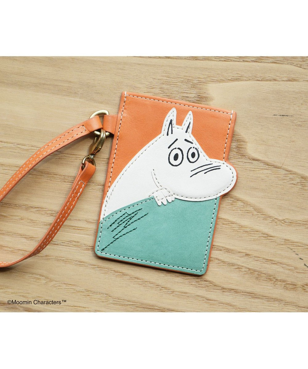 genten MOOMIN collection はみ出しパスケース「ムーミン」 