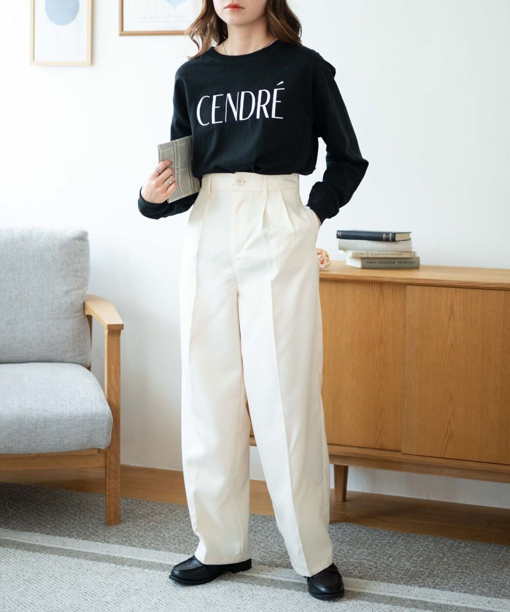 WEGO 【WEB限定】クルーネックプリントロンT 