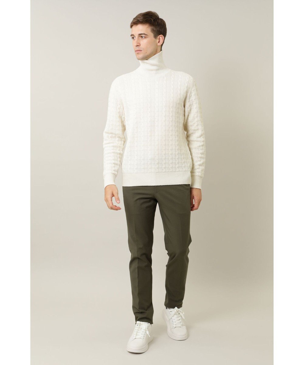 DAKS ケーブルガータータートルネックセーター 