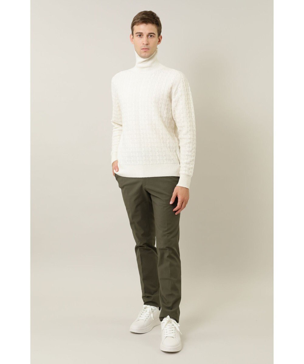 DAKS ケーブルガータータートルネックセーター 