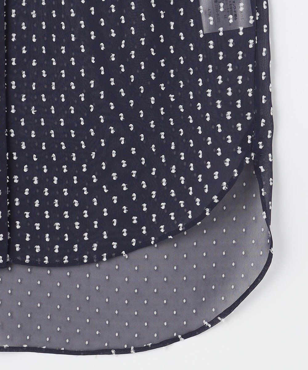 #Newans 【ANSWER for シティライフ】ドットデザインシアーシャツ 