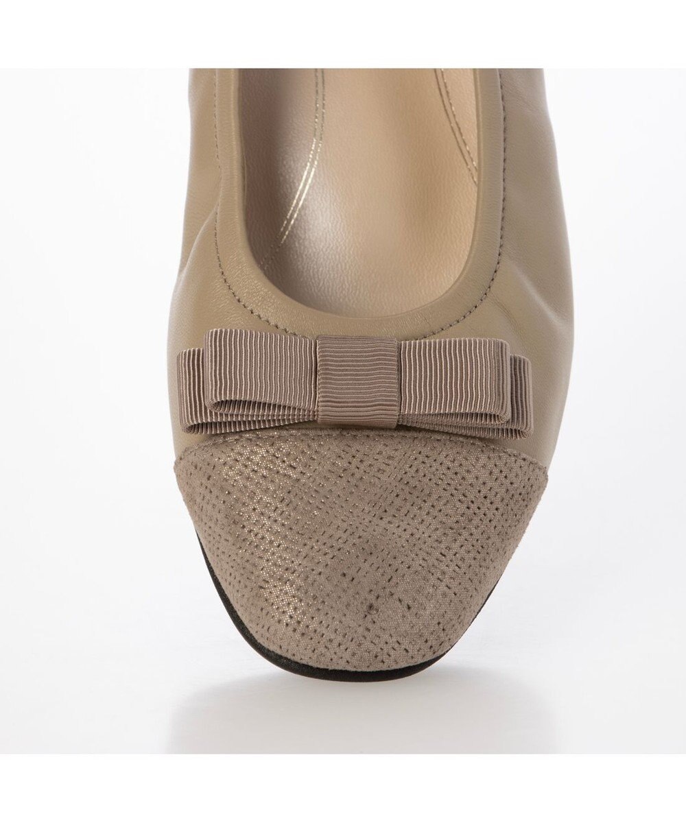 Riz raffinee <Riz raffinee>リボン付きローヒールパンプス 