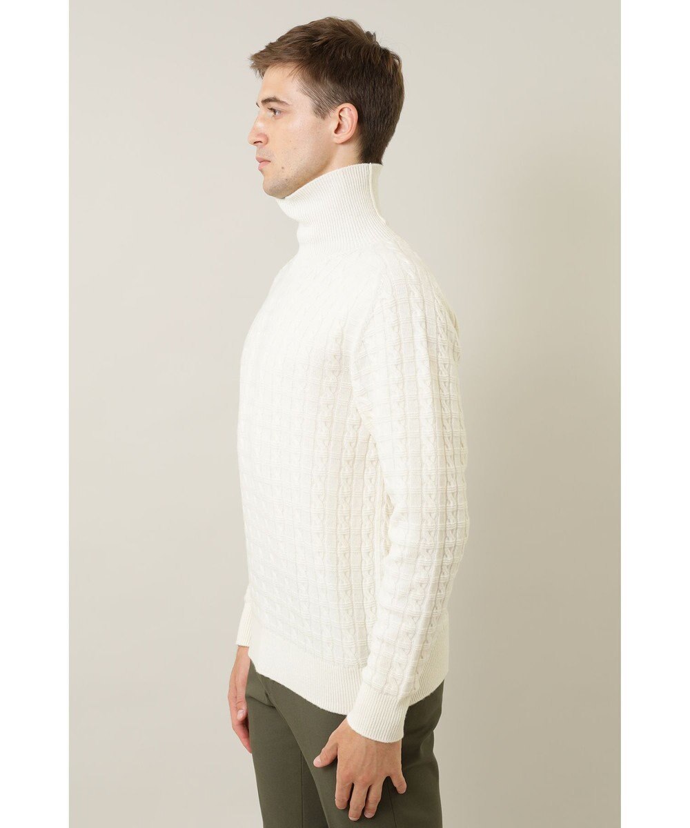 DAKS ケーブルガータータートルネックセーター 