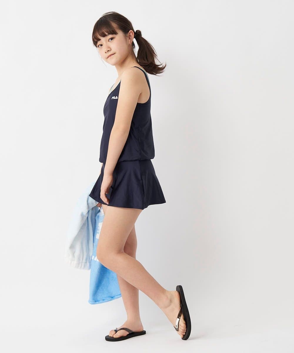 OP／FILA 【FILA】キュロットタイプのワンピーススクール水着 