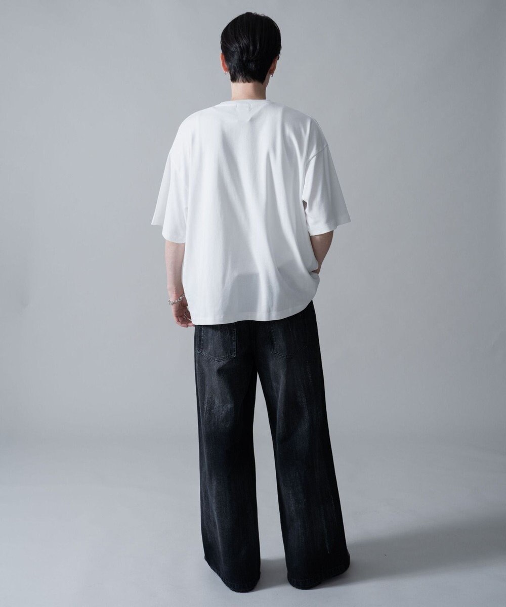 WEGO オフステッチグラフィックT（SS） 