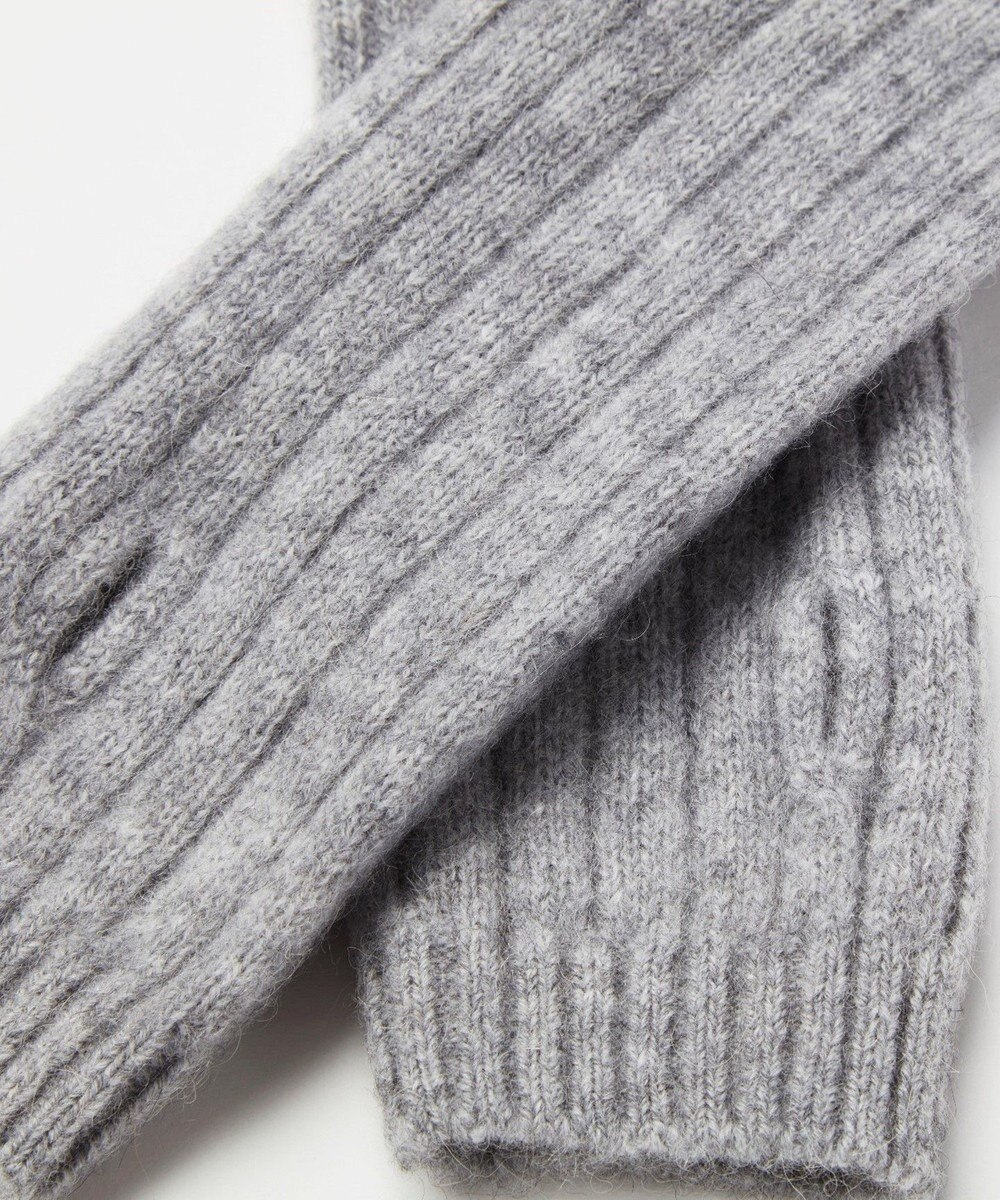 TOQUE 〈大草直子さんアドバイザー〉ベビーアルパカ×ウール縮絨ニットアームウォーマー 