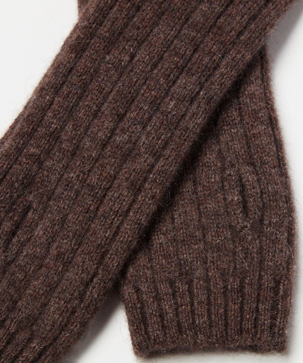 TOQUE 〈大草直子さんアドバイザー〉ベビーアルパカ×ウール縮絨ニットアームウォーマー 