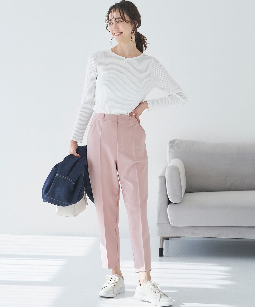 ANY SIS 【洗える】パール調ポイント ニット 