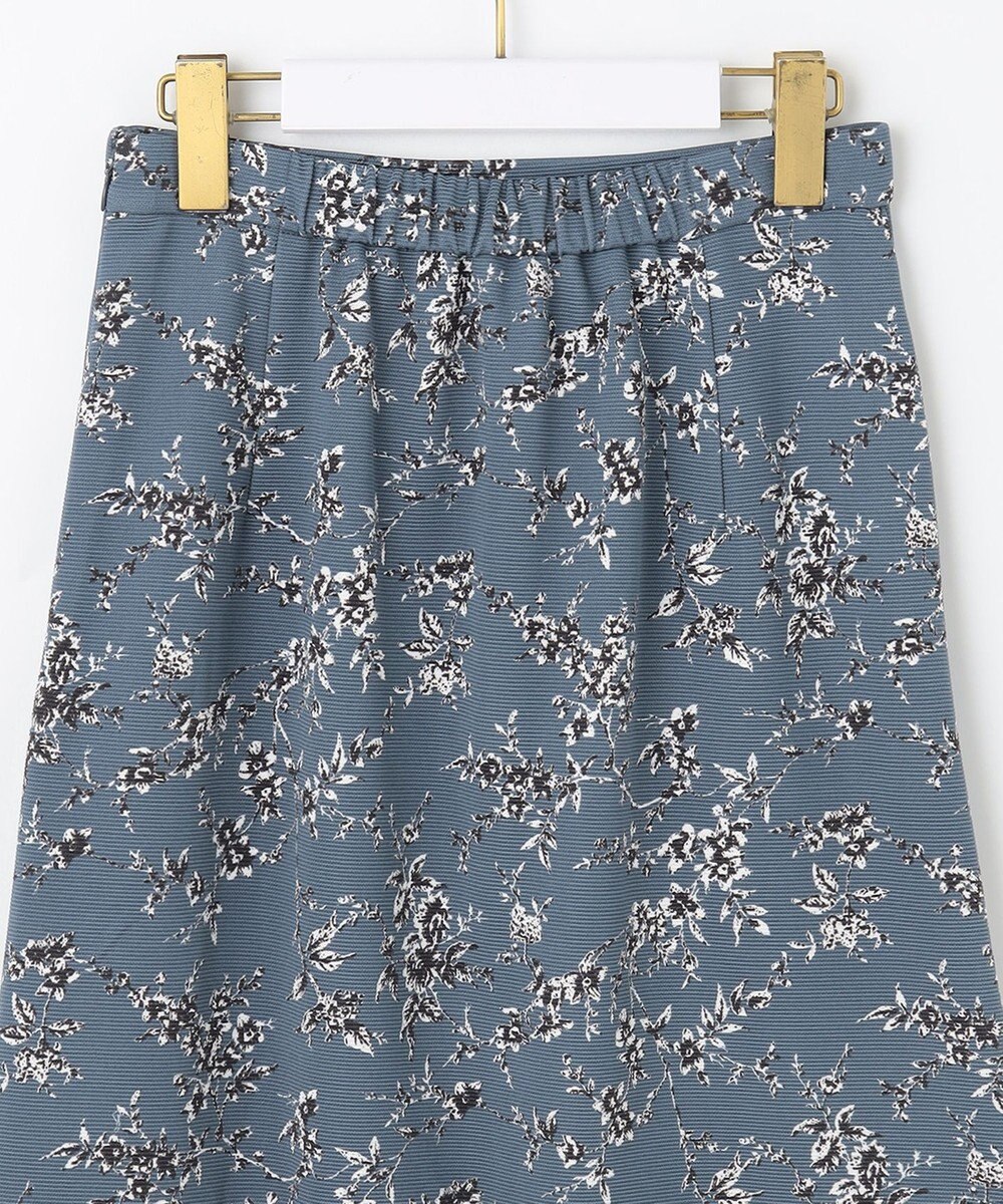 ANY SIS 【洗える】フラワープリントペプラム スカート 