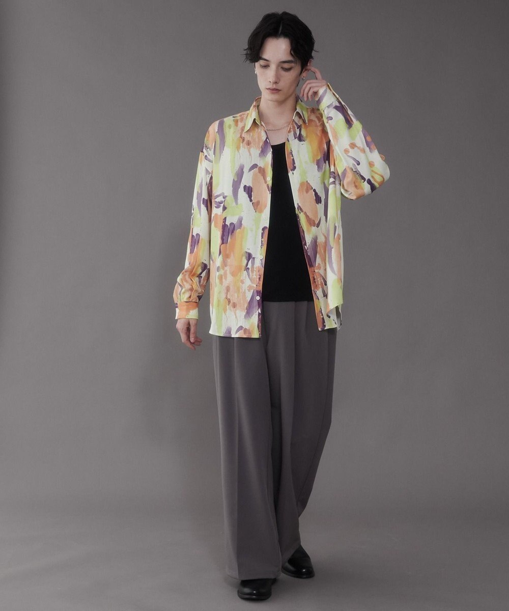 WEGO アムンゼンパターンBIGシャツ（LS） 