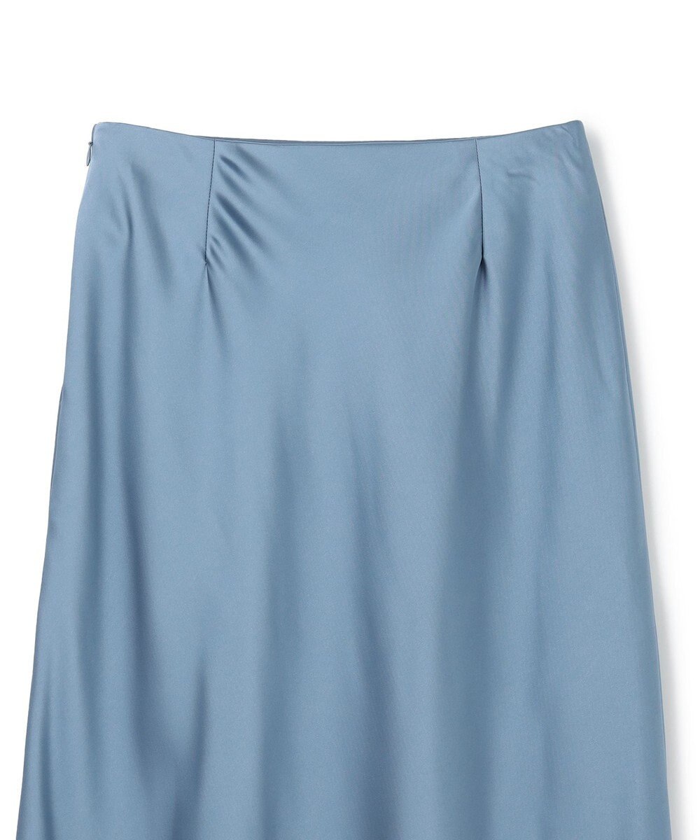 UNFILO 【新色・新サイズ登場！】サテン ナロースカート 