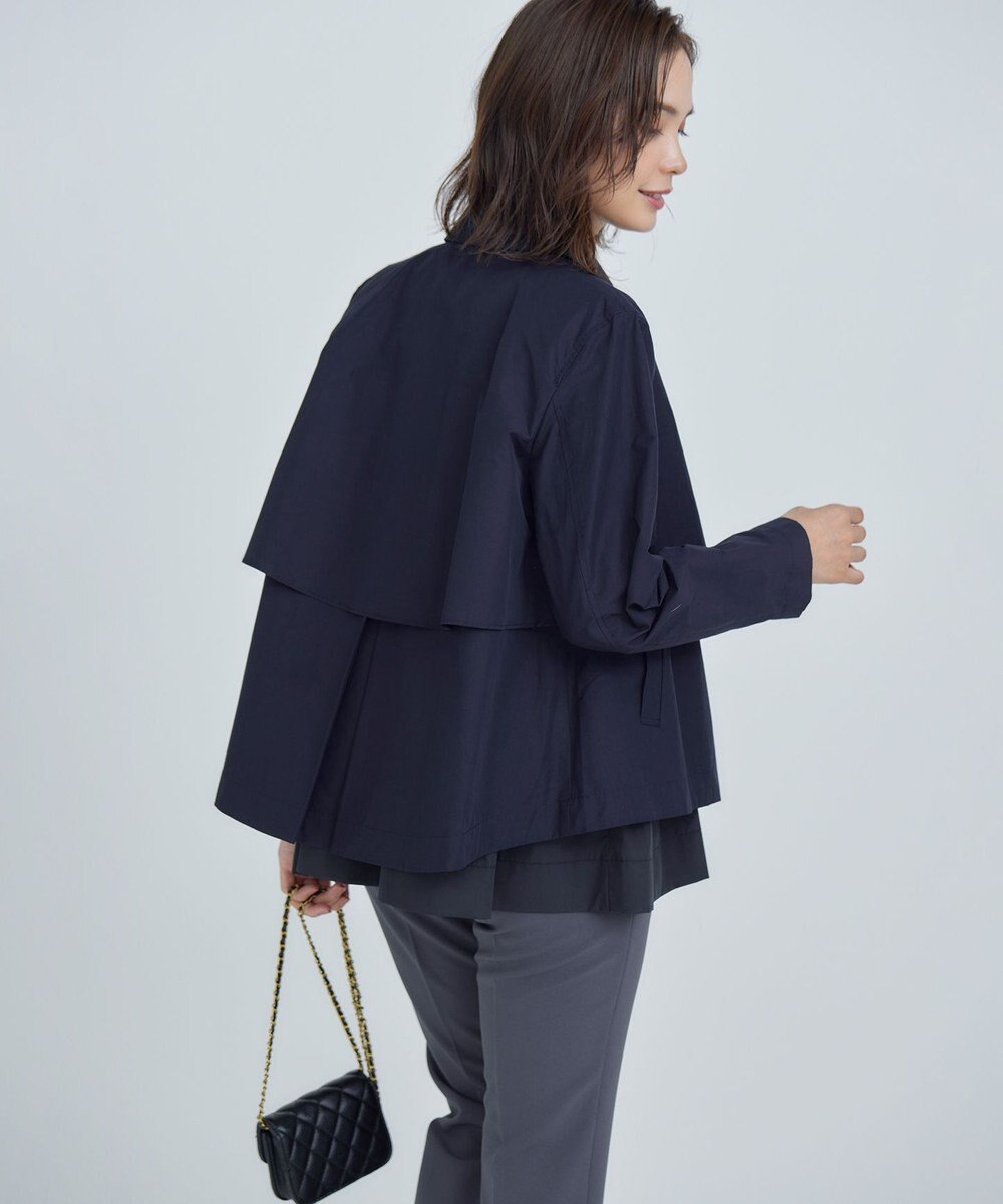 組曲 L タイプライター ショートトレンチコート 