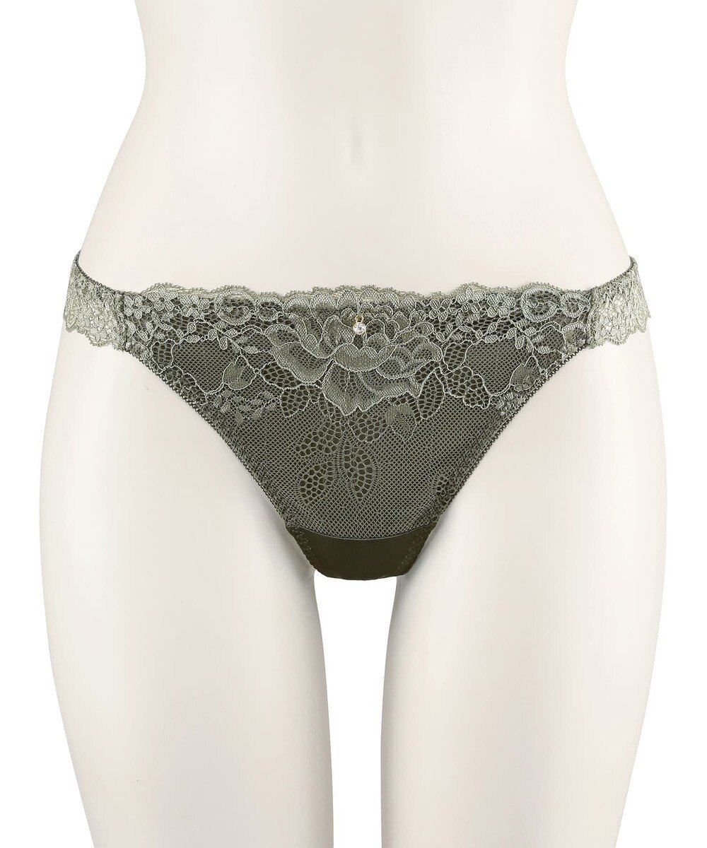 San-ai Resort（三愛水着楽園） 【northerly bra フィットシリーズ 谷間メイク】 カシュクールレースモールド Tバックショーツ M 【northerly】 