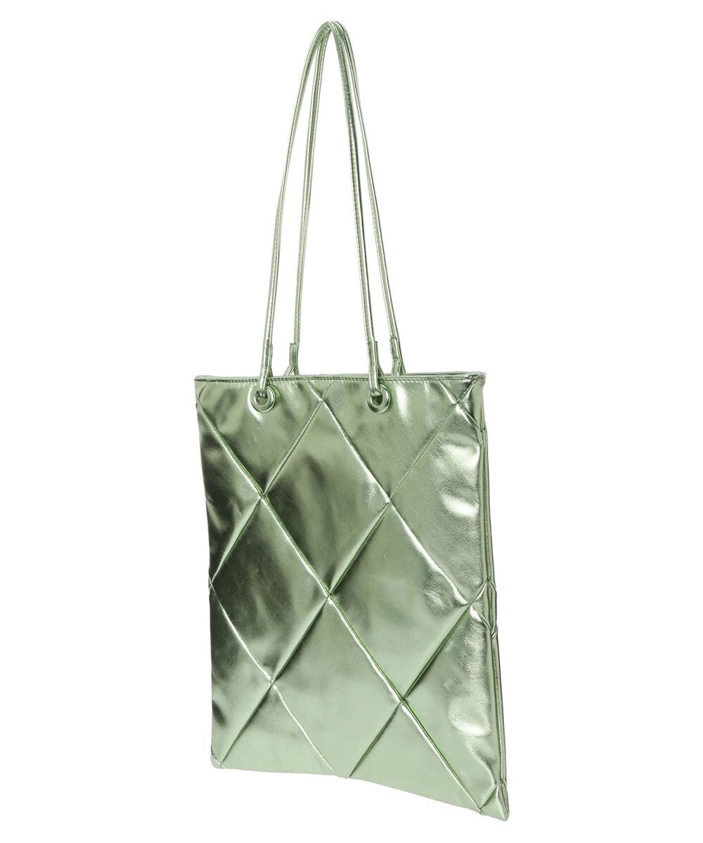 Green Parks ａｎｄｍｉｋｋａ　パッチワークメタリックＡ４トート 