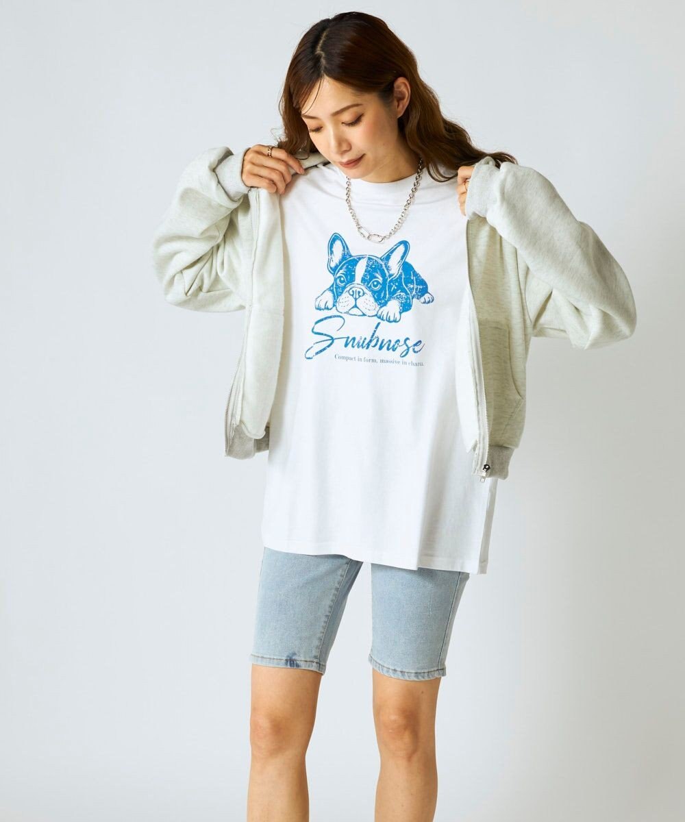 OP／FILA 【Ocean Pacific】かすれプリントTシャツ 