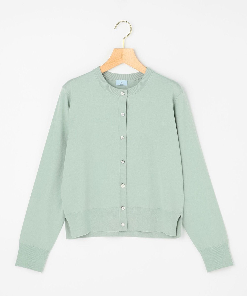 組曲 【先行予約】アトランダムビジューボタンカーディガン 