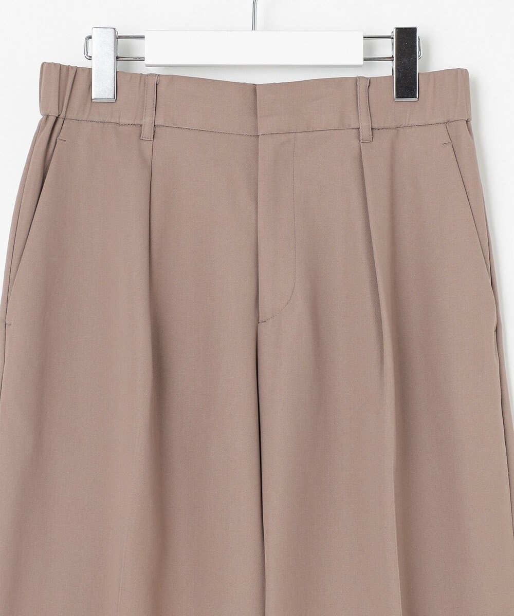 自由区 L 【洗える】コットンダブルクロスストレート パンツ 