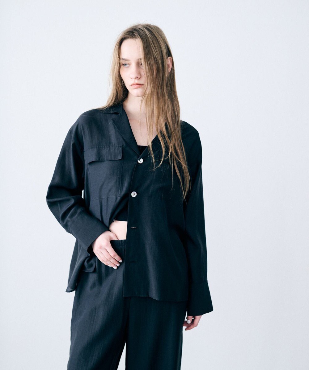 uncrave リヨセルシルクローン シャツ 