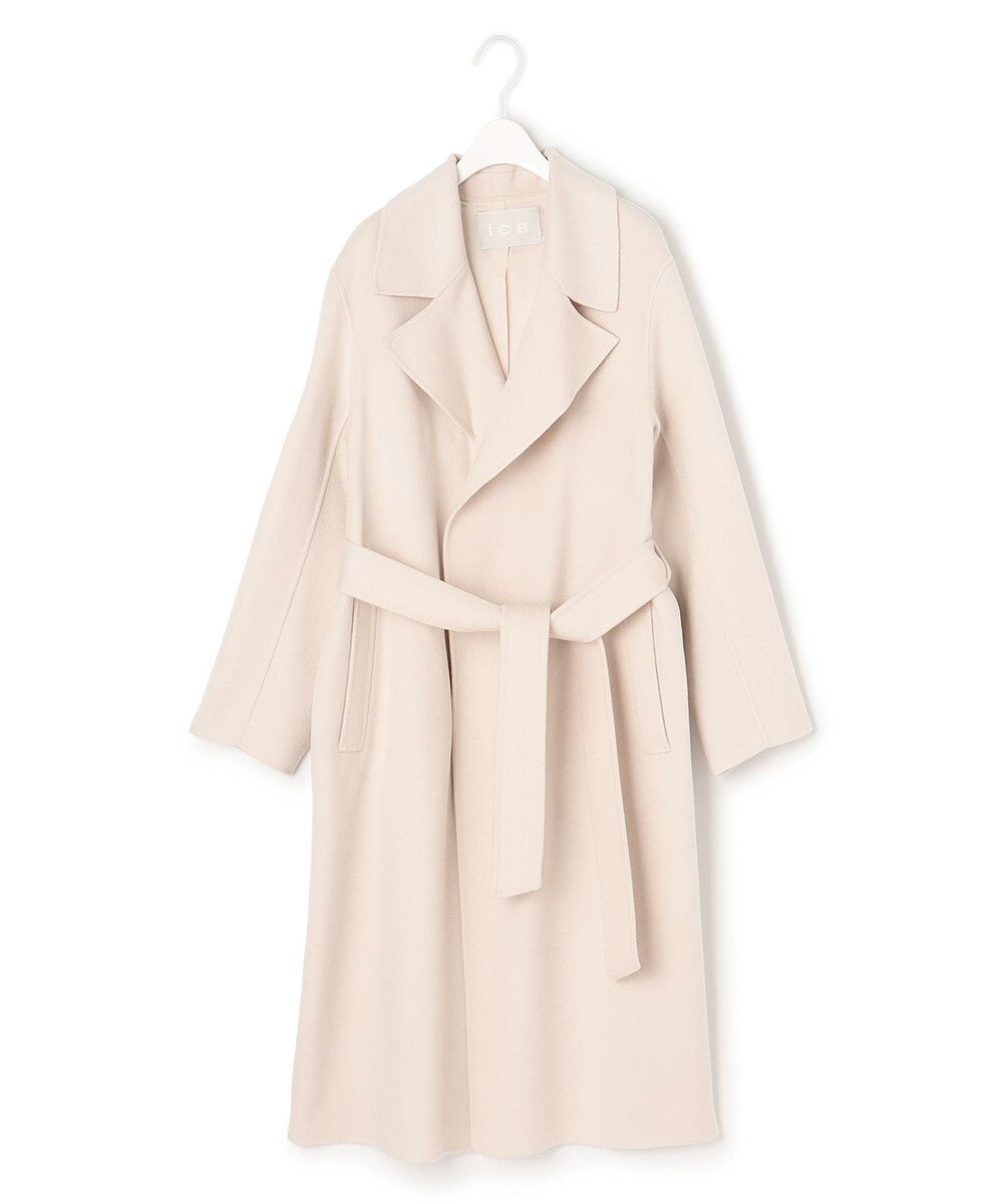 ICB 【CLASSY.1月号掲載】WoolRever ロングコート 