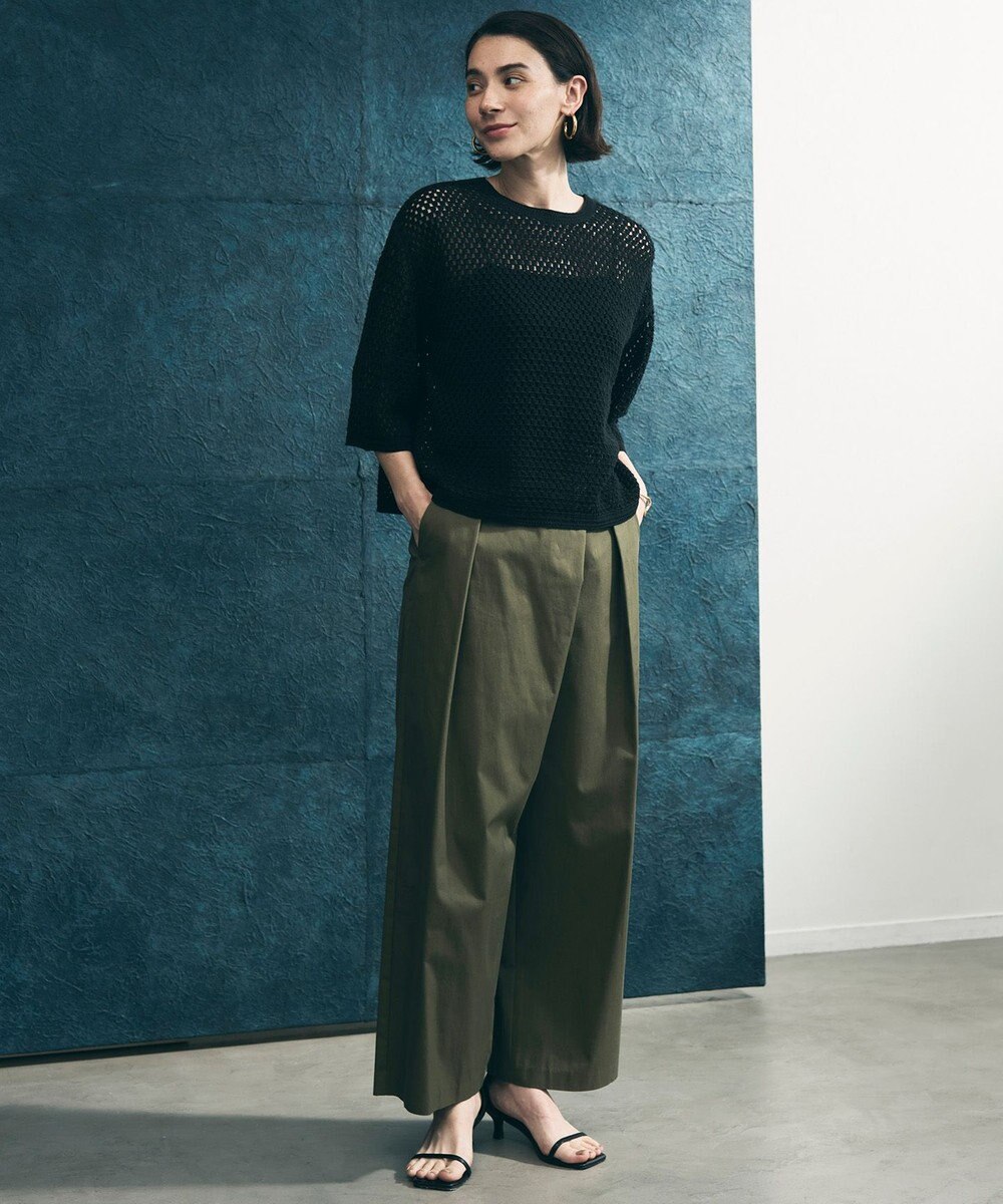 UNFILO L アシンメトリー ラップパンツ 