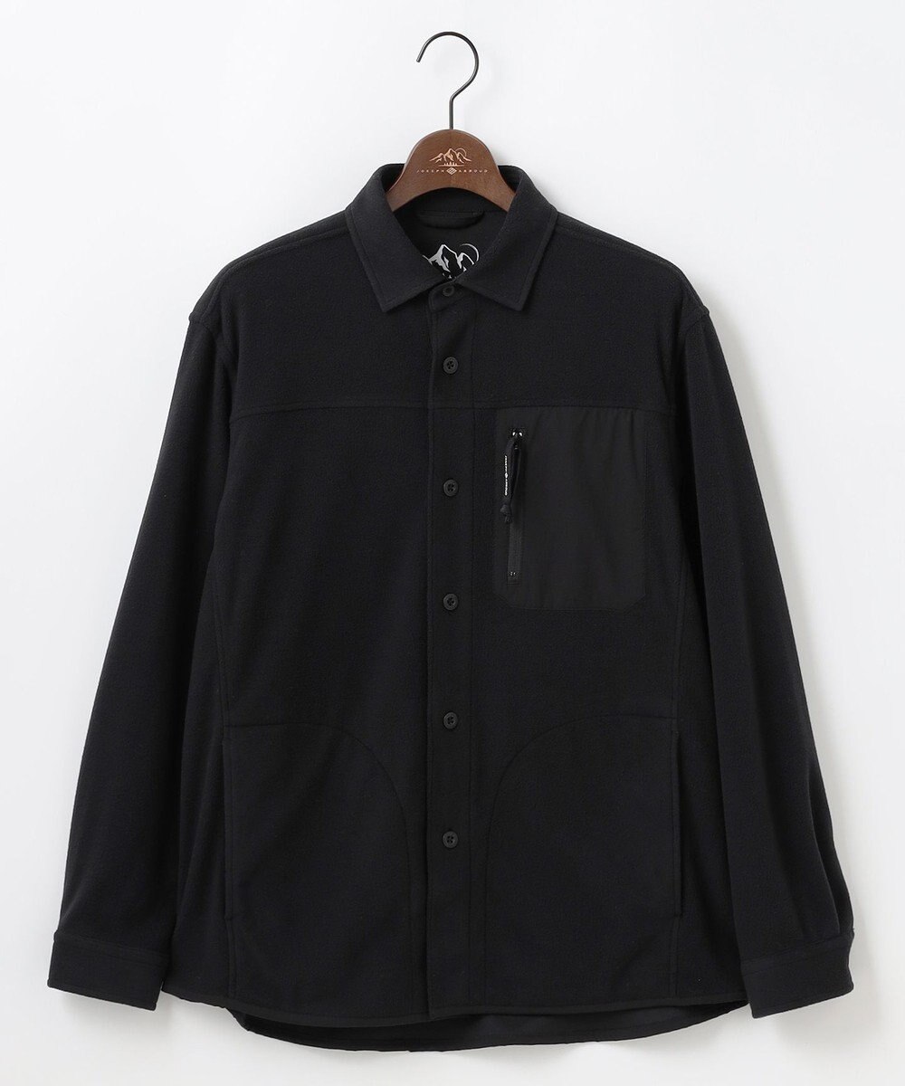 JOSEPH ABBOUD MOUNTAIN 【ライトシャツアウター】ハイカウントマイクロフリースシャツ 
