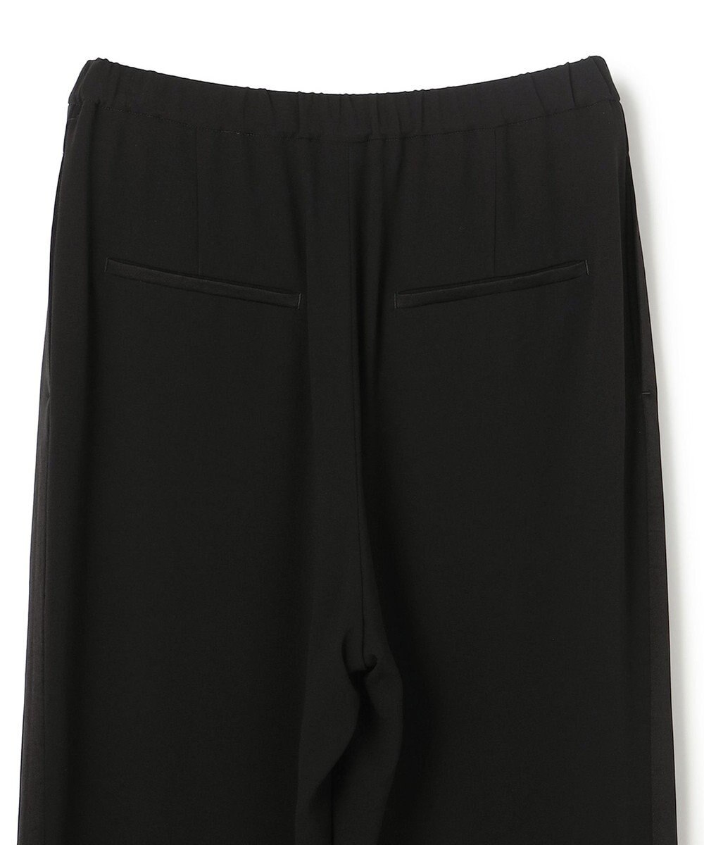 uncrave バックサテンジョーゼット フレアパンツ 