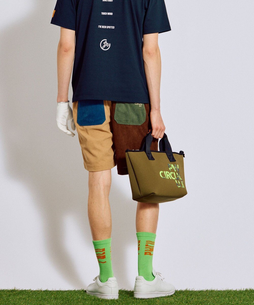 PW CIRCULUS 【MEN】WAVYロゴソックス ゴルフ 